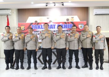 Kapolda Aceh : Taklimat Akhir Audit Kinerja Tahap II Tahun 2023