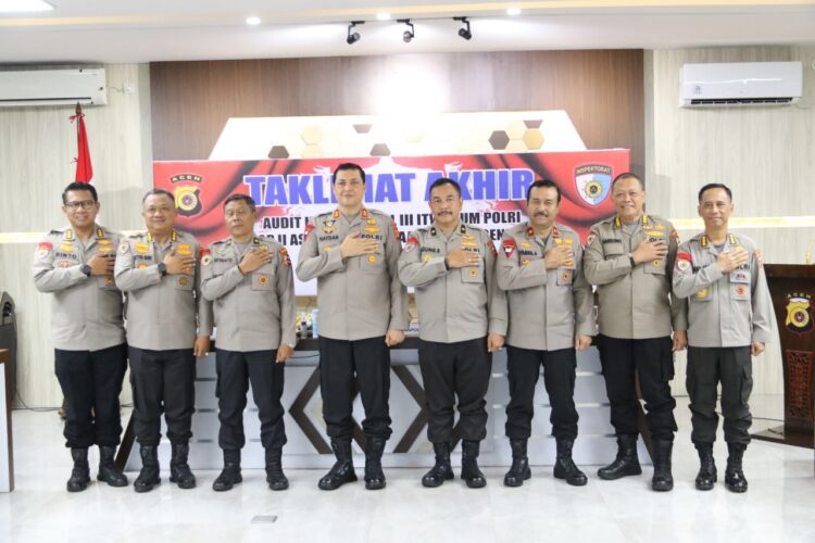 Kapolda Aceh : Taklimat Akhir Audit Kinerja Tahap II Tahun 2023