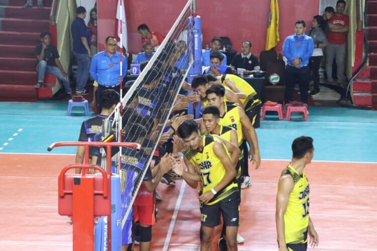 Semakin Memanas !!! Pertandingan Turnamen Bola Voli Kapolri Cup Zona IV