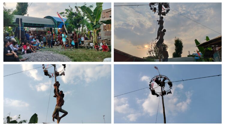 Kemerdekaan RI ke 78, Warga Karang Kedempel Selenggarakan Hiburan, Jalan Santai dan Panjat Bambu