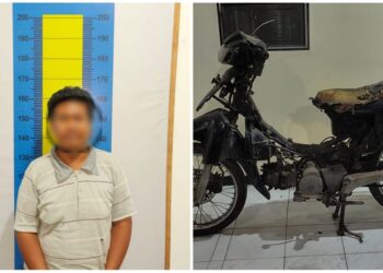 Aksi Curanmor, S Alias Babi Ditangkap Polisi