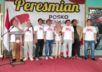 Pesta Demokrasi, H.Hardi Buka Posko Pemenangan Prabowo Subianto Presiden RI 2024 – 2029