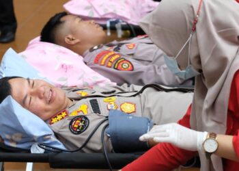 Ditlantas Polda Jateng Gelar Pembagian Paket Sembako