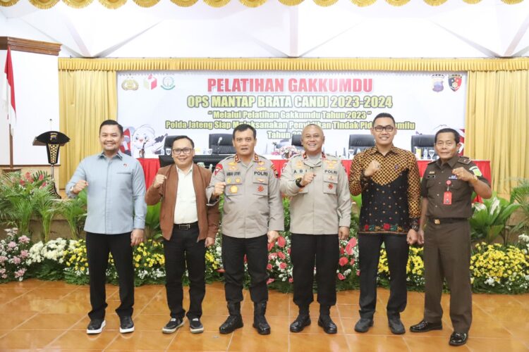 Penegakan Hukum Pidana Pemilu, Kapolda Jateng Buka Pelatihan