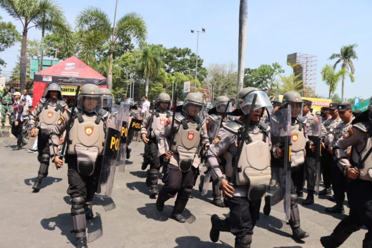 Wujud Kesiapan Polresta Pati Amankan Pemilu 2024