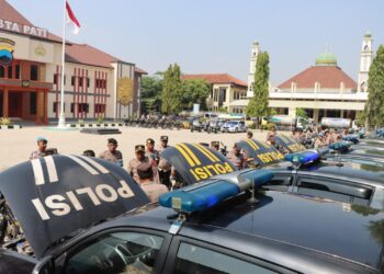 Amankan Pemilu 2024, Wakapolresta Pati Cek Kendaraan Dinas Operasional