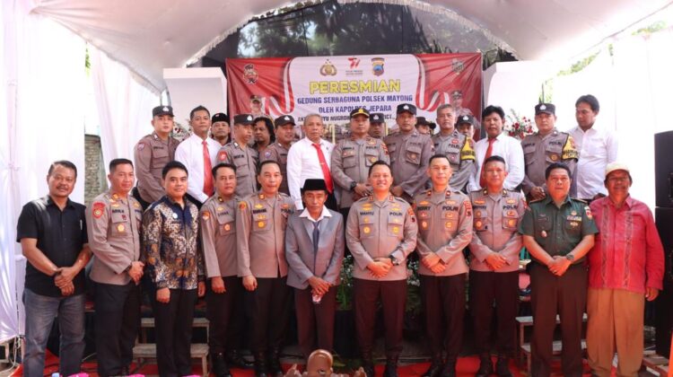 Kapolres Jepara Resmikan Gedung Serbaguna Polsek Mayong