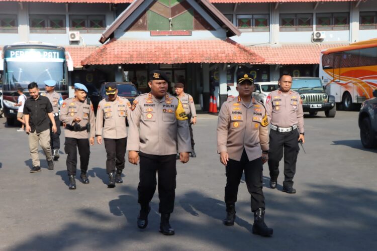 Kompetisi Liga 2, Ratusan Personel Polresta Pati Diterjunkan