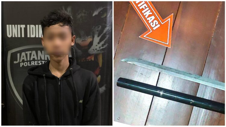 Razia Balap Liar, Remaja Membawa Senjata Tajam Dibekuk Polisi