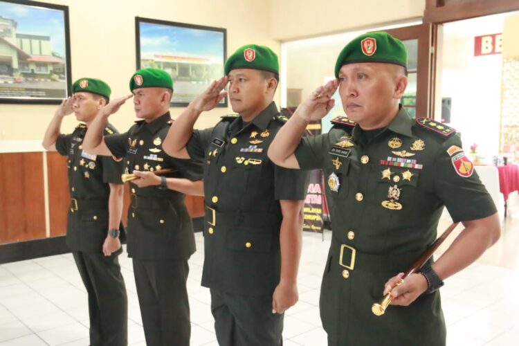 Danrem 073/Mkt Gelar Sertijab Dua Dandim