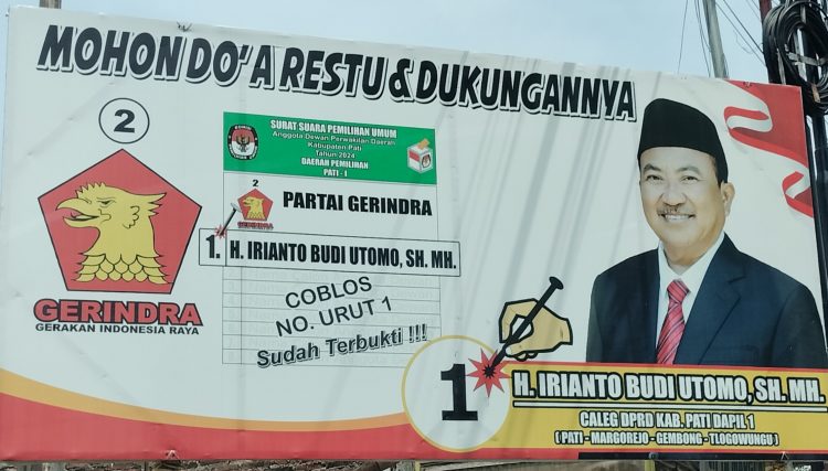 H. Irianto Budi Utomo Caleg Gerindra Dapil 1 ” Amanah, Jujur dan Merakyat”