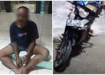 Pelaku Curanmor Diamuk Masa, Polisi Bergegas Turun