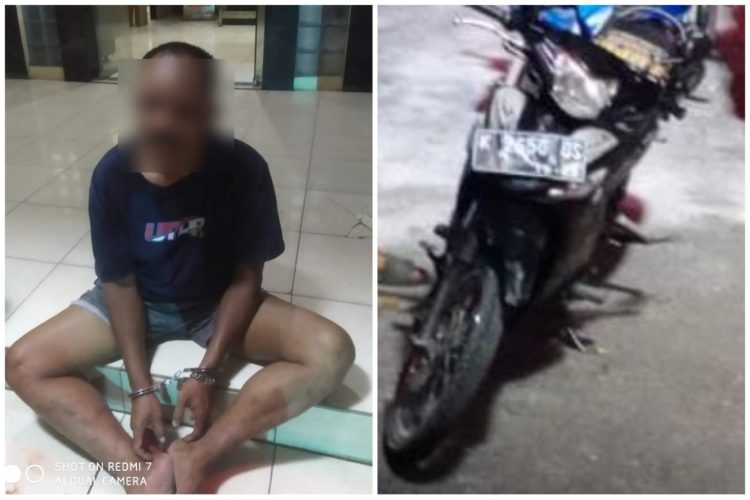 Pelaku Curanmor Diamuk Masa, Polisi Bergegas Turun