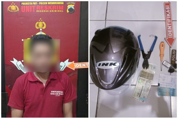 13 Kali Curi Kotak Amal, Polisi Berhasil Amankan Pelaku