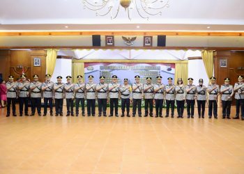 Sertijab Waka Polda Jateng, 3 PJU dan 9 Kapolres