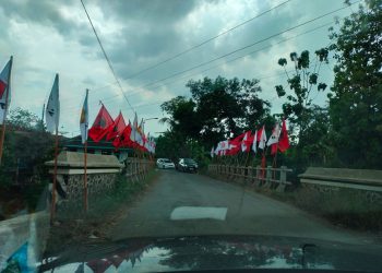 Ramai Lho !!! Bendera Partai Tarung, Jadi Perbincangan Masyarakat