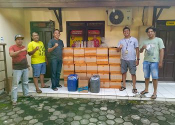 Sita Ribuan Miras !!! Polisi Bekuk G dan Barang Bukti