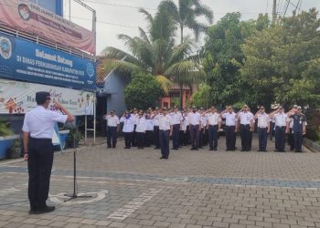 Awali Tahun 2024, Dishub Pati Gelar Apel Bersama