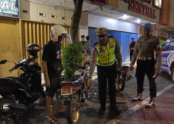 Tiga Lokasi di Razia Terkait Knalpot Brong/Bising, Polresta Pati Jaring 7 Pelanggar