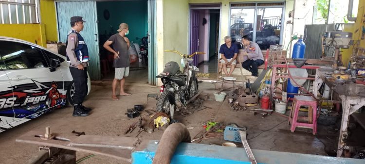 Penindakan Knalpot Brong, Kapolsek Tayu Brantas Total