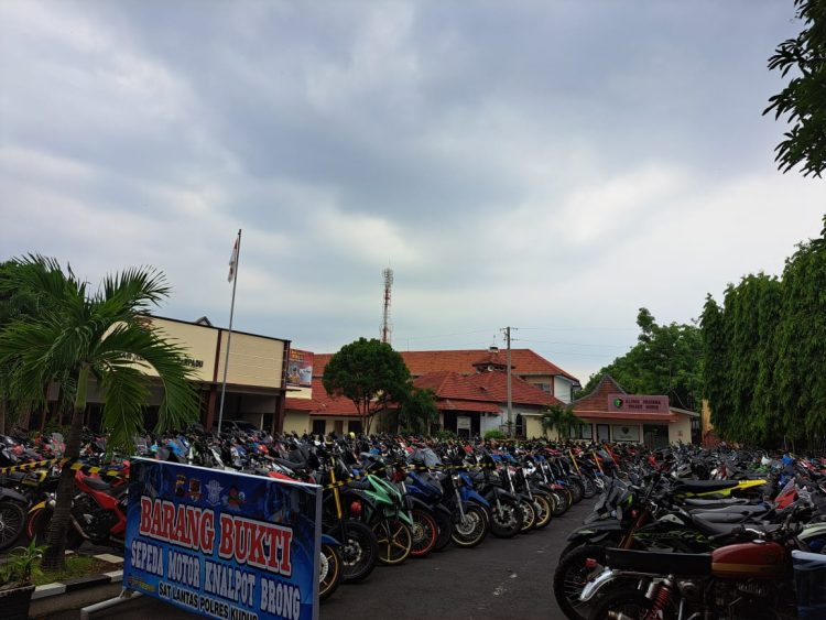 Polres Kudus Gencar Penindakan Knalpot Brong