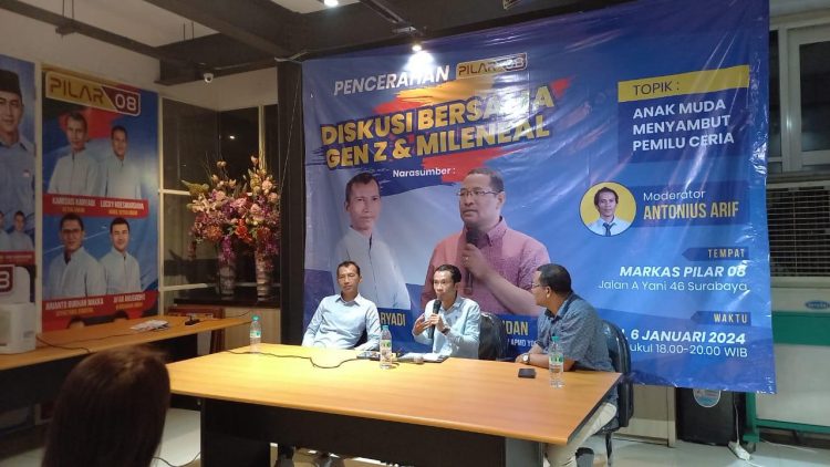 Wawasan Politik, Relawan Pilar 08 Sebut Milenial dan Gen Z Harus Tampil