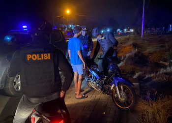 Aksi Balap Liar, Polisi Sita Barang Bukti