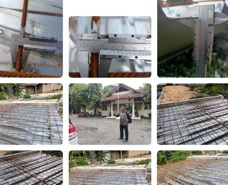 Diduga Tidak Sesuai RAB, Ketua BPD dan Masyarakat Pertanyakan Kualitas Pembangunan Jembatan