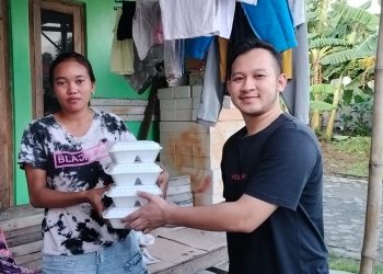 Berbagi Makanan Saji, Burhan : Aksi Sosial dan Terbukti Amanah