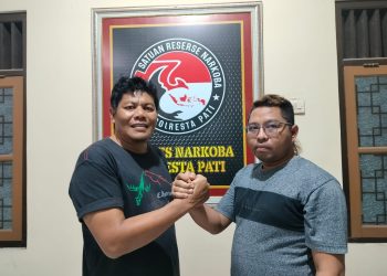 Momen Buka Puasa, Kasat Reserse Narkoba Polresta Pati Temu Kangen Bersama Awak Media