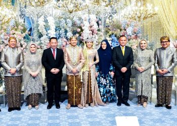Bambang Soesatyo Gelar Resepsi Pernikahan Puteri Kelima