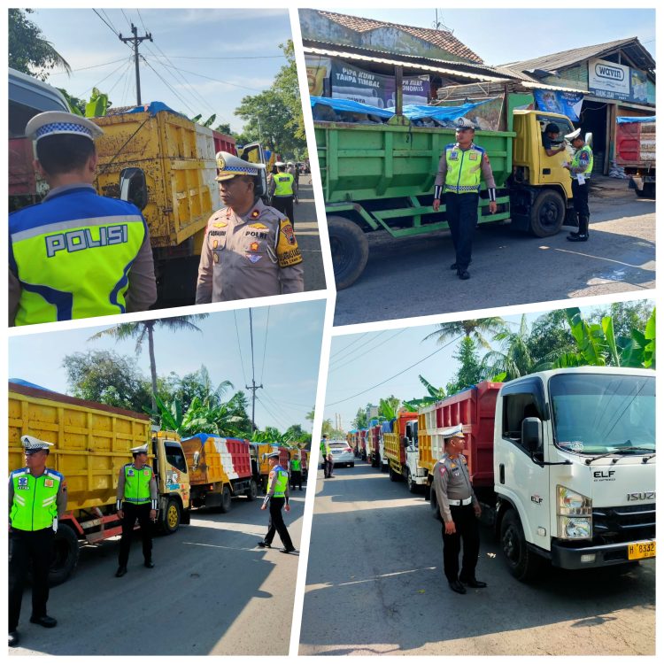 Rusak Infrastruktur Jalan, Polisi Amankan 54 Dump Truk