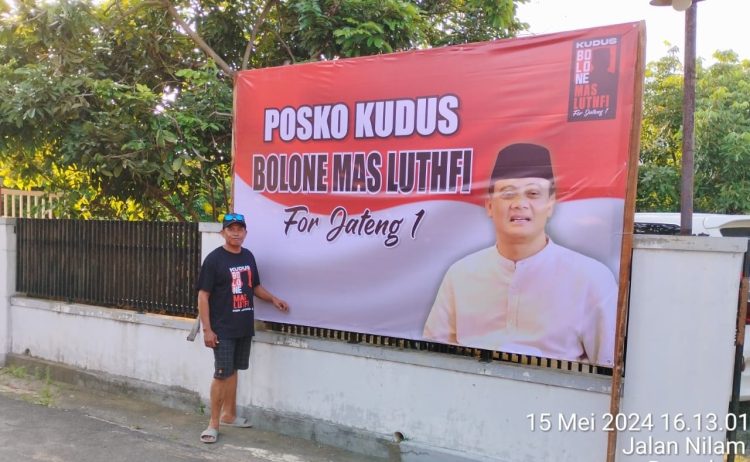 Baliho Irjen Pol. Ahmad Luthfi Penuhi Kudus