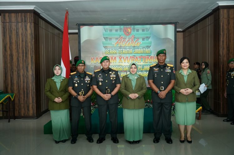 Danrem Baru, Pangdam XVI/Pattimura Gelar Sertijab