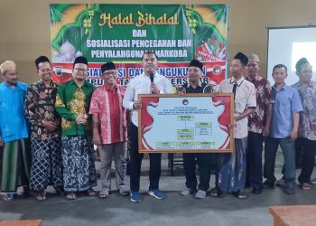 Pengukuhan Kampung Tangguh Bersinar, Kasat Resnarkoba : Stop Narkoba