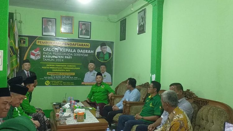 Pendaftaran Gratis, DPC PPP Pati Terima Kedatangan Dua Calon Bupati