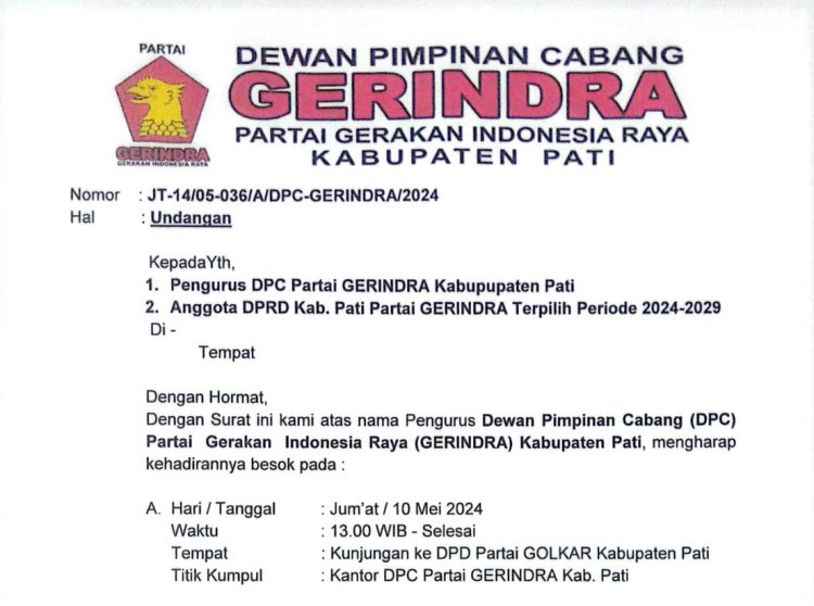 DPD Partai Golkar Tolak Ketemu Partai Gerindra, Ada Apa ??