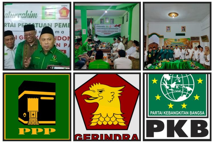 Koalisi Solid, Partai Gerindra Pati Gandeng PPP dan PKB Bersatu di Pilkada 2024 ” Cetho NU -nya”