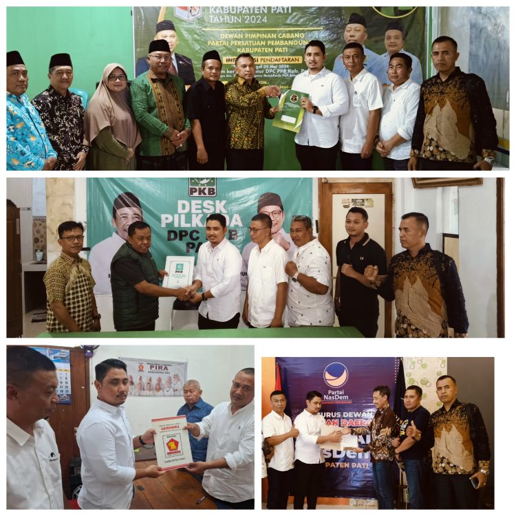 5 Parpol Terima Pendaftaran Ali Ridho Balon Wakil Bupati Pati