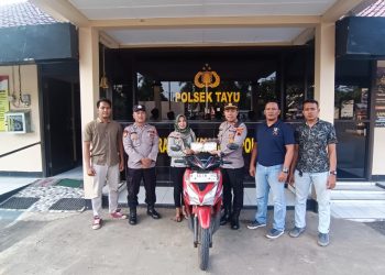 Korban Pencurian, Kini Motornya di Kembalikan Polisi