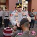 Penutupan !! Kapolres Kudus : Pemasangan Baret dan Mandi Kembang ke Angkatan 50
