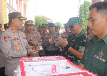 Kejutan Istimewa !! Kini Mapolresta Pati di Serbu Kodim 0718/Pati