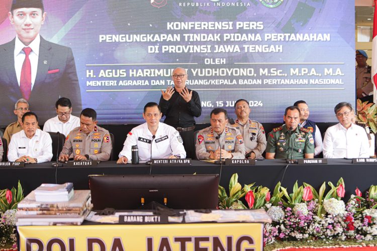 AHY dan Kapolda Jateng Gelar Kasus Mafia Tanah