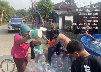 Peduli Dampak Kekeringan, Kini Pendistribusian Air Bersih Turun