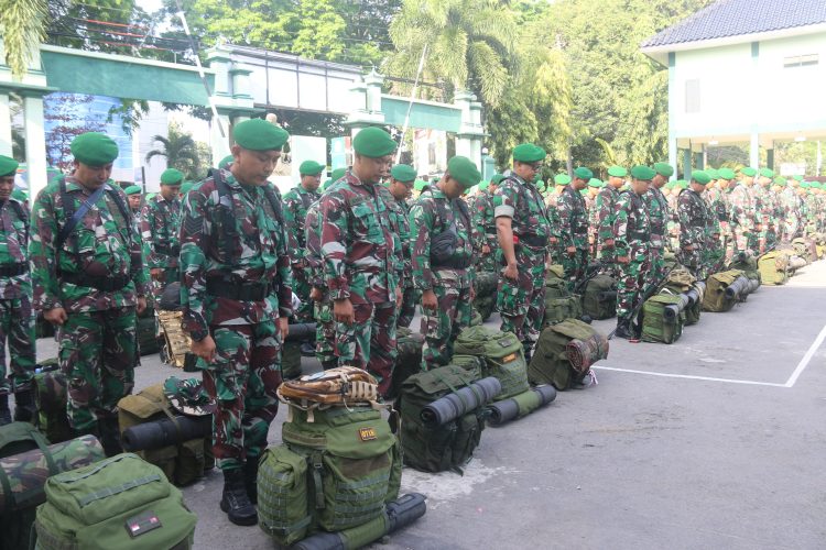 Dandim Pati Berangkatkan 200 Prajurit di Momen HUT ke- 79 TNI