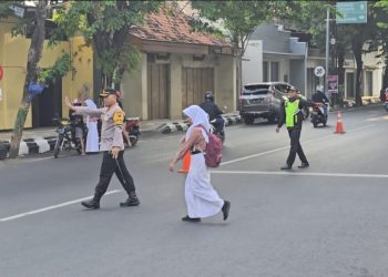Turun ke Jalan, Kapolresta Pati Pastikan Lalulintas Lancar