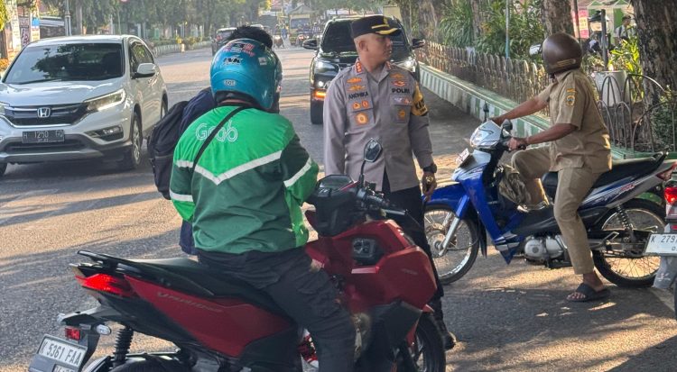 Yanmas Aman dan Lancar, Kapolresta cek Pelaksanaan Para Personil