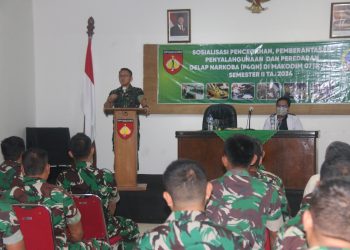 Dandim Pati Ingatkan Prajurit TNI Akan Bahaya Penyalahgunaan Narkoba