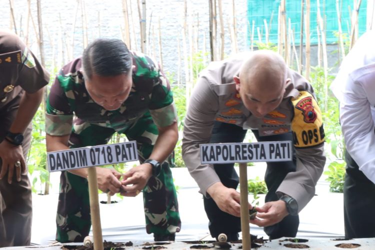Peluncuran Gugus Tugas Polri Serentak Dukung Ketahanan Pangan