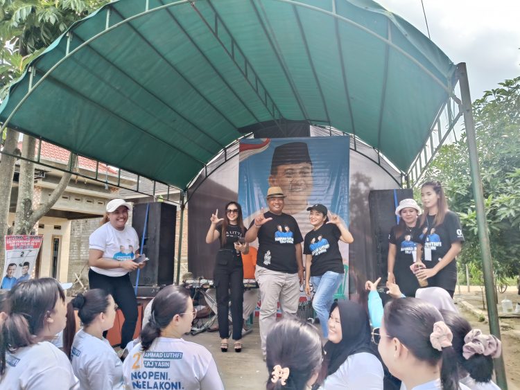 Ajang Aksi Damai, Bocahe Luthfi Gelar Senam Pagi